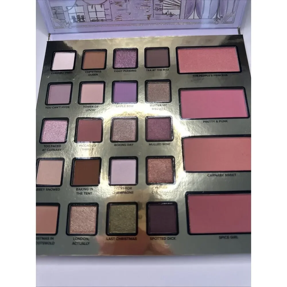 Too Faced Christmas in London Eyeshadow Palette Blush Limited Edition NEW Pink